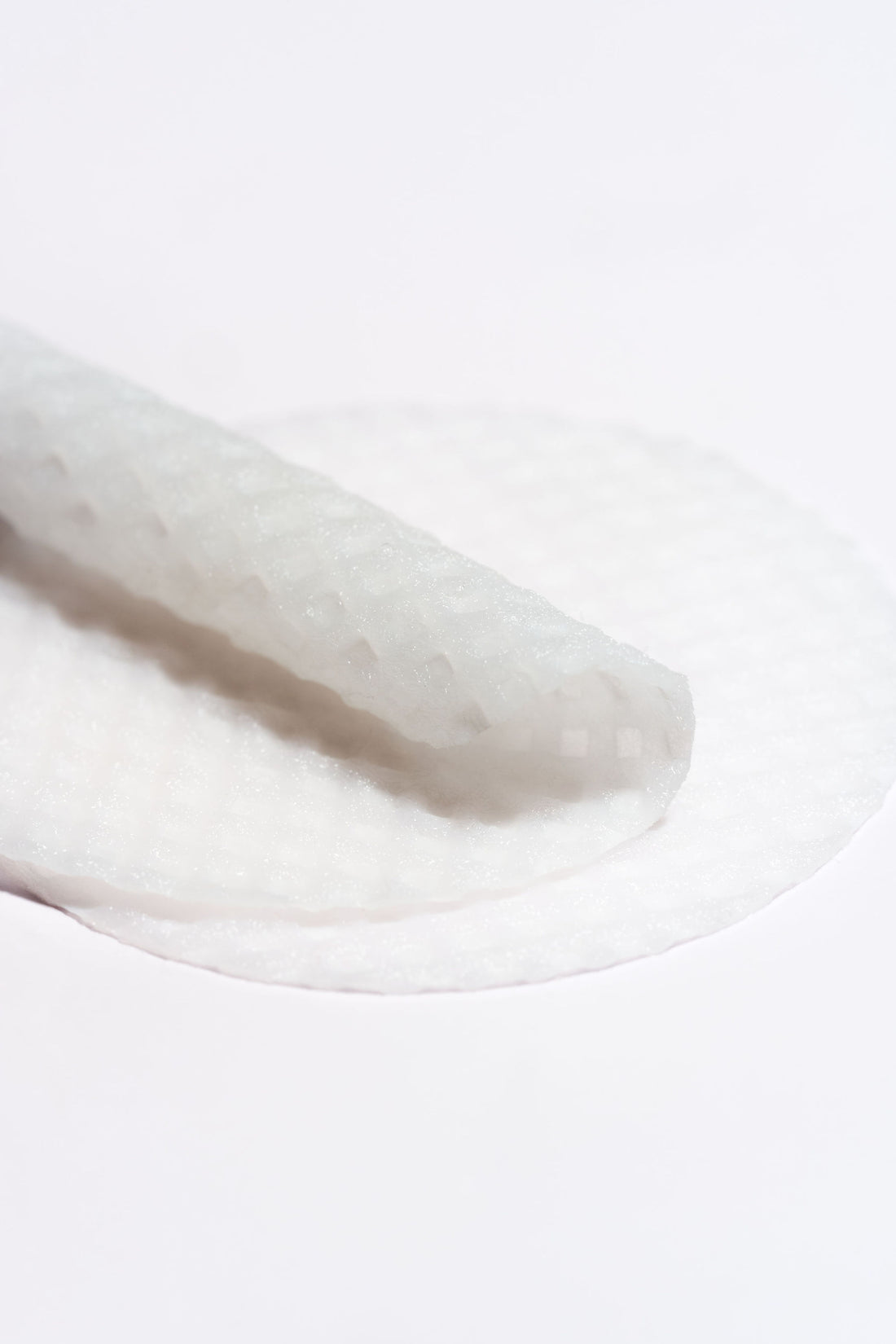 Close up of facial pads Purabeauti Clear saturated acne pads