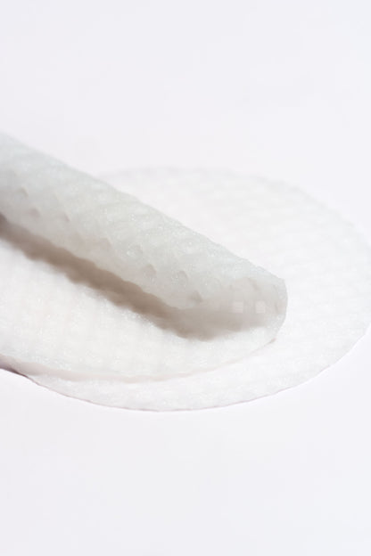 Close up of facial pads Purabeauti Clear saturated acne pads