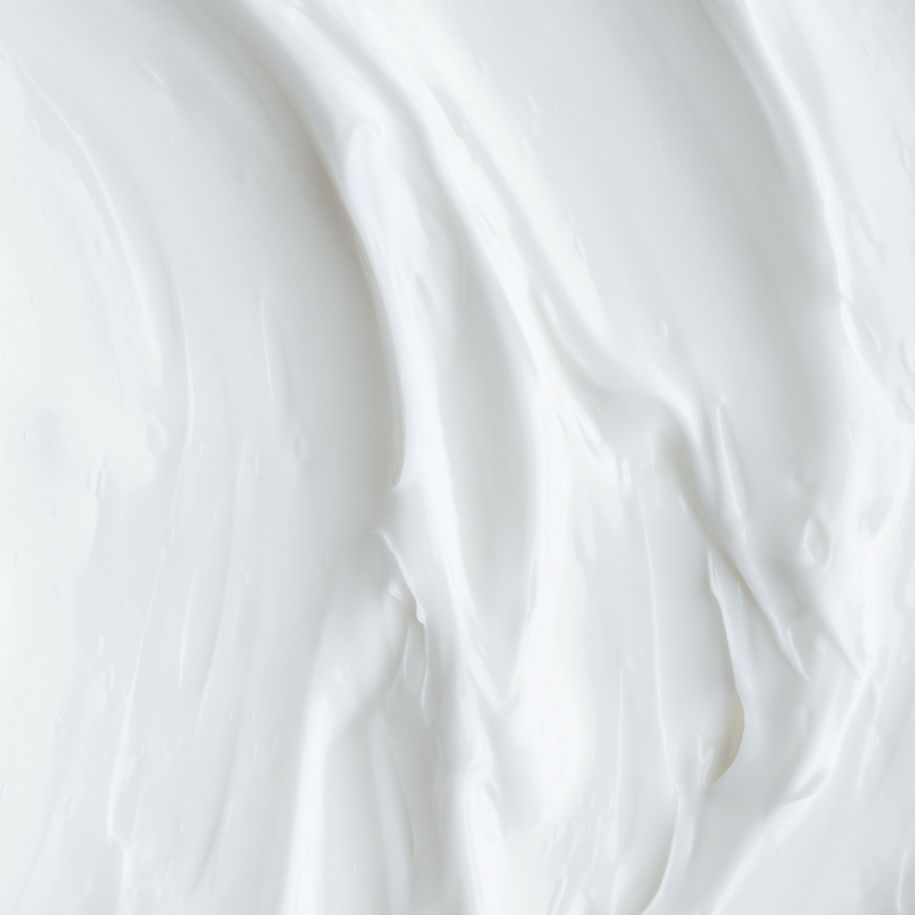 Purabeauti La Crema Cleanser smeared